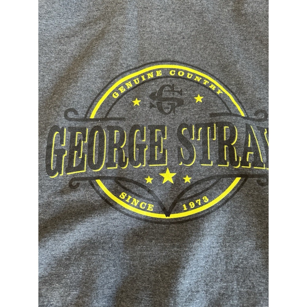 George Strait Hoodie XL Charcoal Country  Music Artist